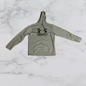 Under Armor Hockey Gray Hoodie - Excellent Used Condition